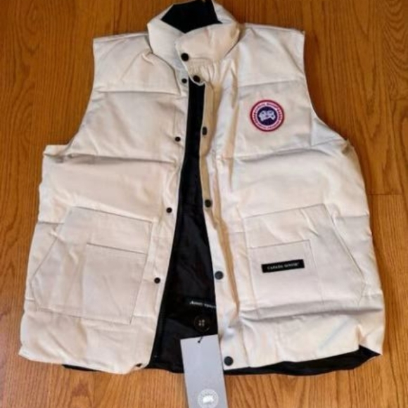 Canada Goose Men's Cream Puffer Vest - Picture 1 of 1